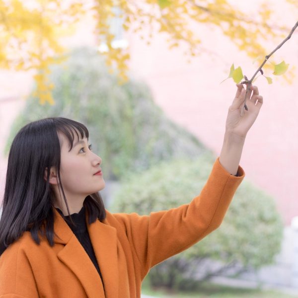 大学生在宿舍书桌前用手机查看大学生在线的考研备考专题页面并做笔记